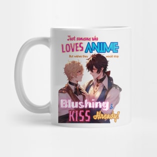 Just Someone Who Loves Anime v1 - MM RF Kiss Mug